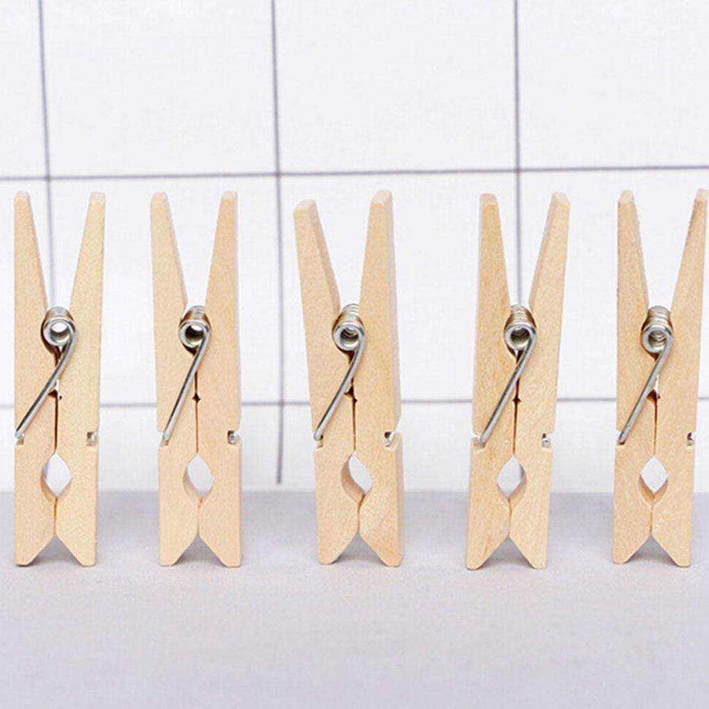 Sada dřevěných sponek - praktické a kolíčky na prádlo na fotografie a dekorace dřevěné kolíčky na prádlo dřevěné sponky móda