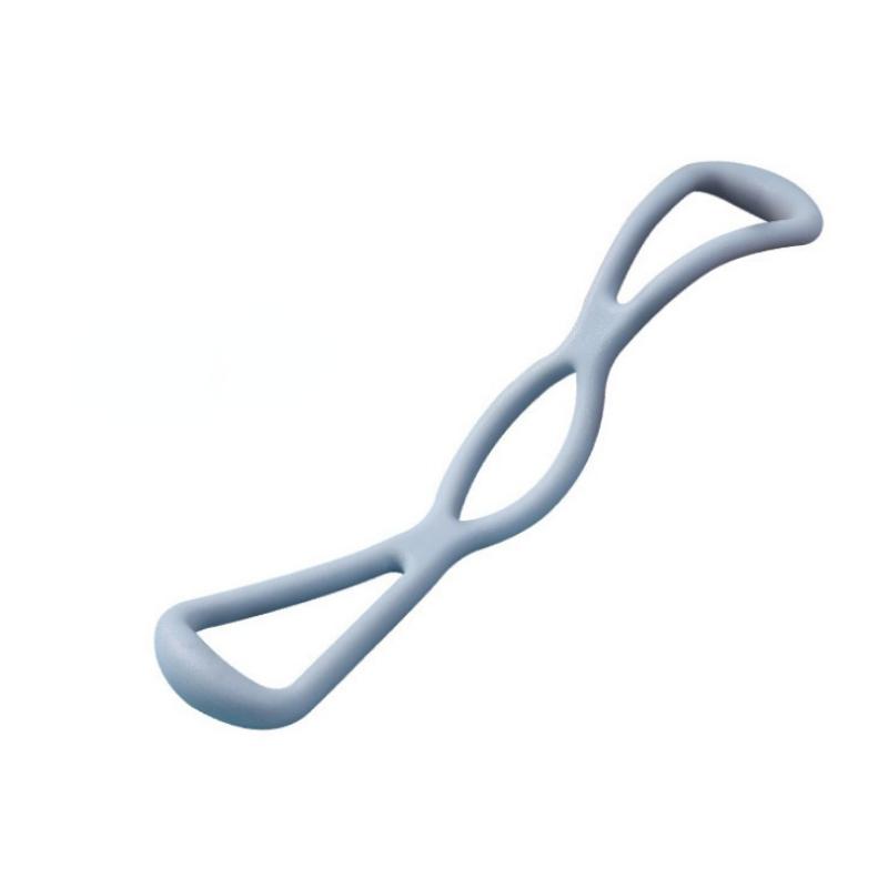 Resistance Bands Yoga 8 Word Tension Device Back Training Rope Open Neck Stretch Belt Silicone Fitness Equipment Arm Exercise