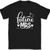 Future MRS Christmas Bride T-Shirt Marriage Married Groom Family Gift Tee
