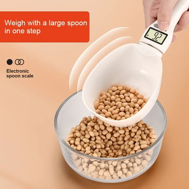 Large Size Scale Weighing Spoon Kitchen Scale Electronic Measuring Spoon Coffee Powder Scale Baking Scale Electronic Measuring