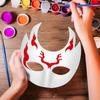 Different DIY Unpainted White Masquerade Masks Bulk for Carnival,Opera, Masquerade,Role-Playing,Dance Party | Paper Material