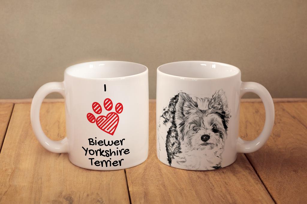 Biewer Yorkshire Terrier - Cup with a Dog, Cute Cup with Graphics, a Gift with Your Photo from the Art-Dog Brand