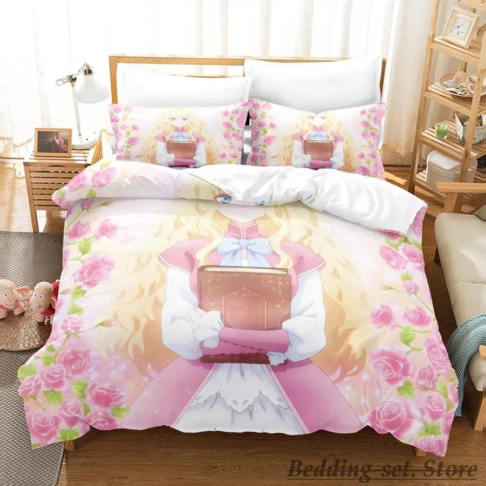New Bibliophile Princess All Season Bedding Set Single Twin Full Queen King Size Bed Set Adult Kid Bedroom Duvetcover Sets Anime