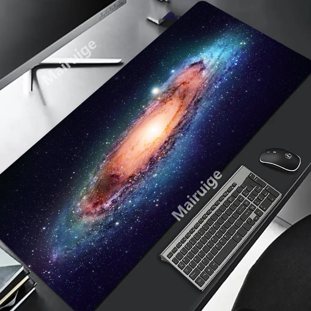 Galaxy Mouse Pad Large Computer Office Game Table Mats XXL Rubber Antislip Gaming Keyboard Mousepads Long Desk Pads x