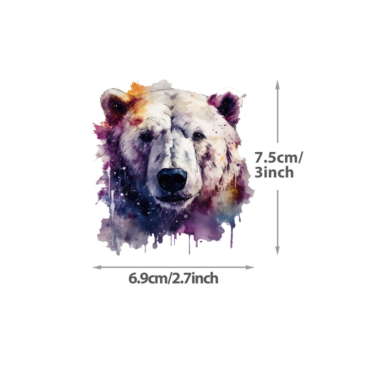 

Акварельный Животный Термотрансферный Винил HTV Наклейка Дикие Львы Приутюживаемая Нашивка для Футболки DIY Термотрансферная Наклейка для Детей