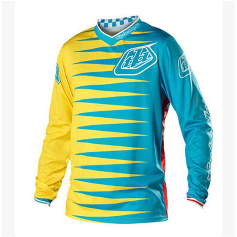 Off-Road Motorcycle Racing Jersey Long Sleeve T-Shirt Breathable Quick-Dry Men Women Trail Riding