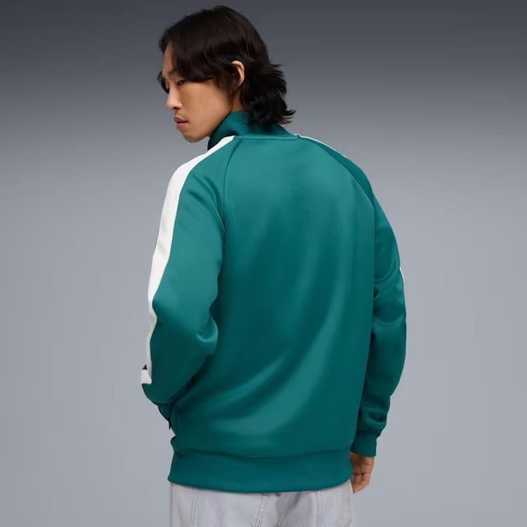 Men's sweatshirt Puma T7 ALWAYS ON TRACK turquoise 62958741 r M