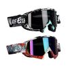 2026 Vibrant Frame Design Motocross Goggles UV400 Lens  Lightweight Durable Adjustable Strap Outdoor Sports Riding Goggles