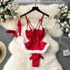 Sexy Christmas Costume Slim Skirt Pure Desire Robe Sweet Dress Babes Midnight Charm Passion Free