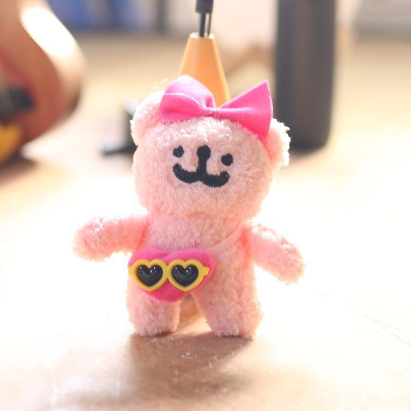 Cute Cute Puppy Pendant Plush Toy Doll Cartoon School Bag Hanging Decoration Keychain Doll Doll