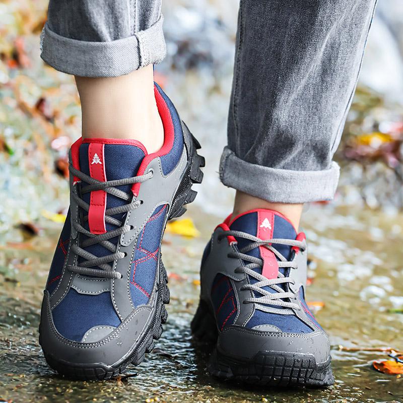 Fashion Men Hiking Shoes Mountain Desert Climbing Shoes Trend Classic Sneakers Outdoor Comfortable Shoes Trekking Footwear Plus Size 47