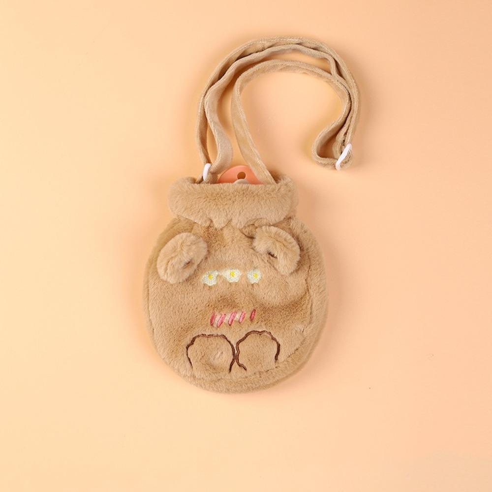 

Высококачественная плюшевая грелка объемом 350 мл, наполненная мини-грелкой для рук, многоразовая взрывобезопасная грелка для живота коричневый