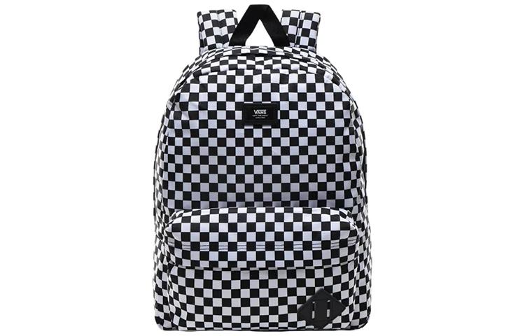 Vans Polyester Backpack Regular Unisex Black White VN0A3I6RHU0
