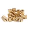 330pcs Embedded Nut Combination Copper Nut M2/M3/M4/M5 Brass Knurled Round Molded-in Insert Nut