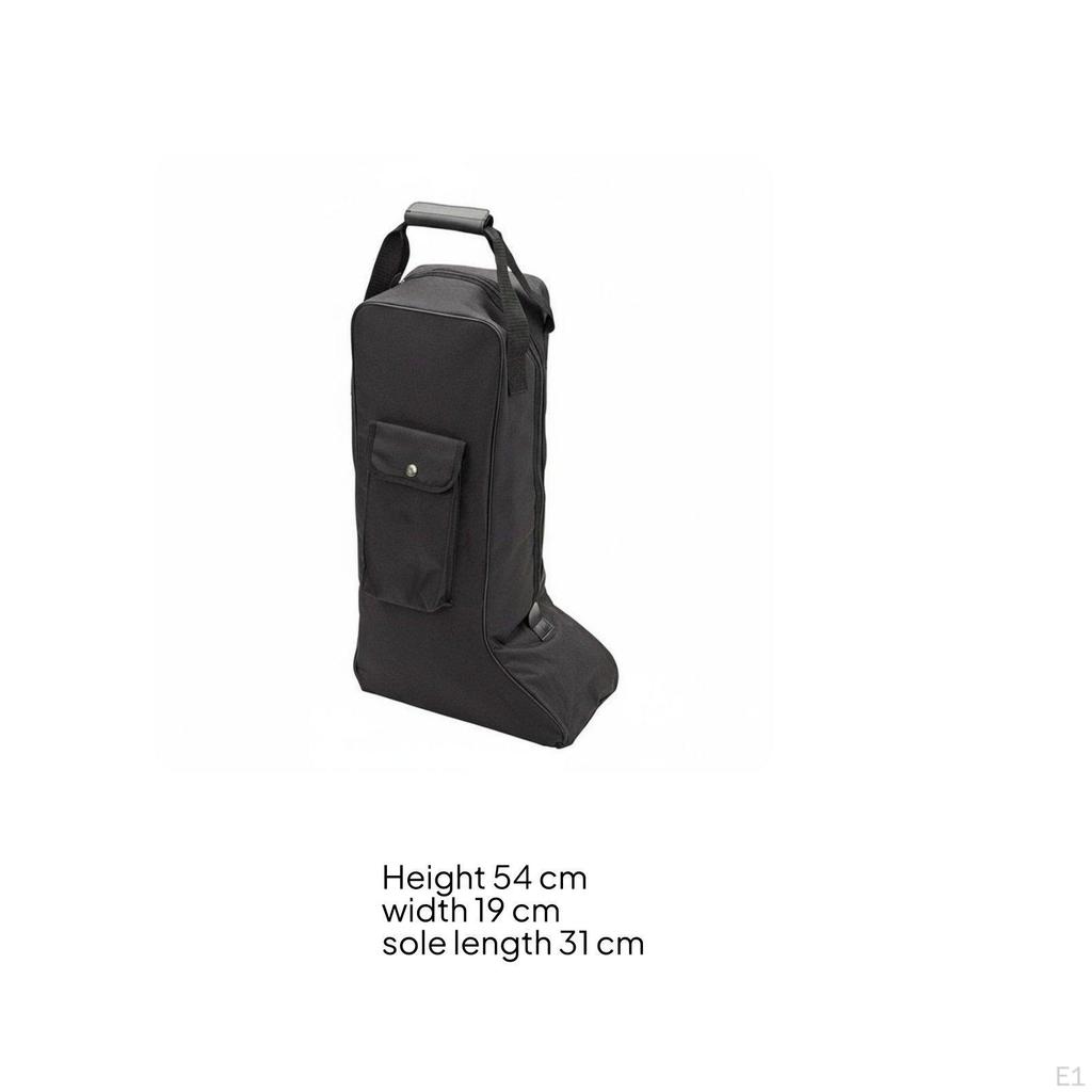 Equestrian Boot Bag Oxford Material Horse Riding protectorResistant for Equestrians,