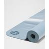 Lululemon The Mat 3mm  Made With Fsc  Certified Rubber Chambray Washed Denim Starch Blue White Chambray