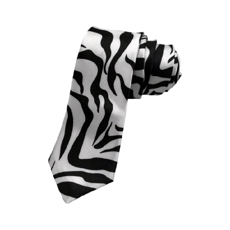 Men's Women Formal Necktie In Trendy Leopard Design Polyester Long Tie for Business Event and Fashion Parties Neckwear