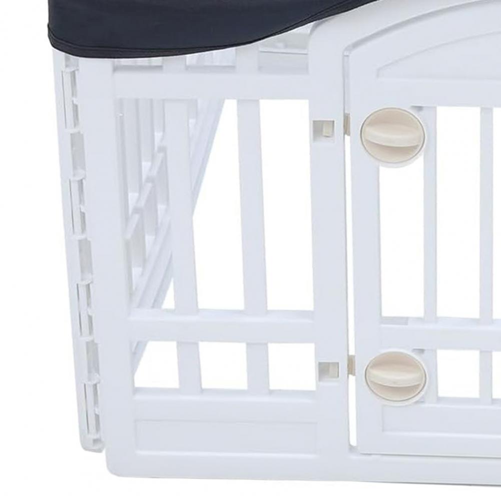 Hundekäfigabdeckungen Welpenlaufstallabdeckung Atmungsaktives Mesh-Nahtband UV Innen/Außen Hundelaufstall Mesh-Oberabdeckung