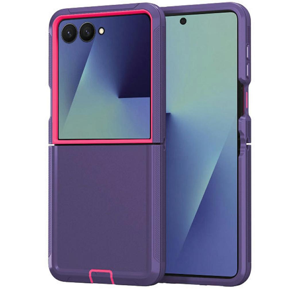 For Samsung Galaxy Z Flip7 5G Case Detachable PC + TPU Drop-Proof Back Cover