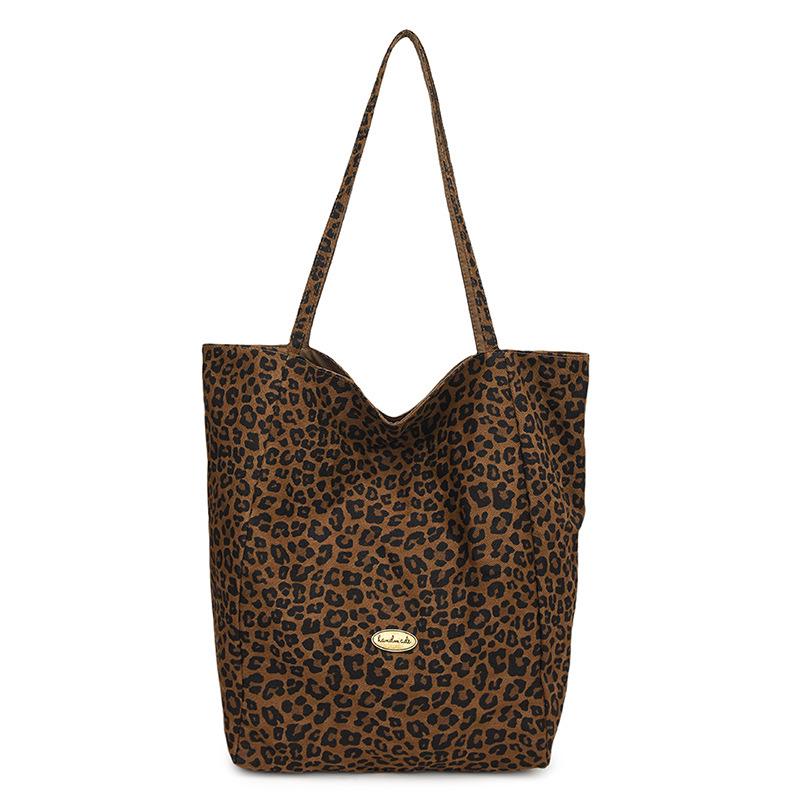 Leopard Print Large Capacity Women's Tote - 2025 High-End Shoulder & Underarm Bag