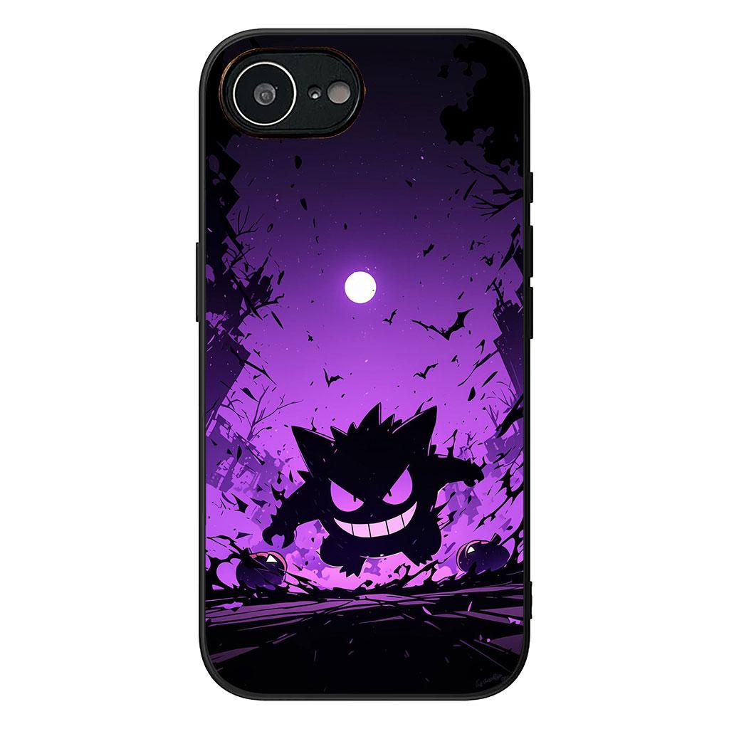 P-Pikachus GO P-Pokemons Gengar Phone Cover for Apple iPhone 16 15 14 Plus 13 12 Mini 17 Pro Max + ProMax 16E Air Case