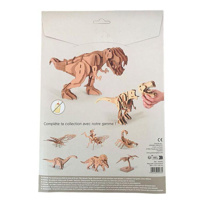 Maquette - Puzzle - 3D - Dinosaure - Tyrannosaure - 49 pièces - Dès 8 ans