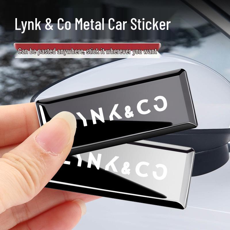 Lynk & Co Car Emblem Decorative Metal Sticker for Models 01/03/06/07/08/900/Z20