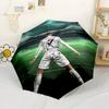 Ronaldo's Legacy: Goat Automatic Umbrella Folding Umbrella with 8 Ribs Lightweight for Outdoor Daily Use Fashionable Accessory