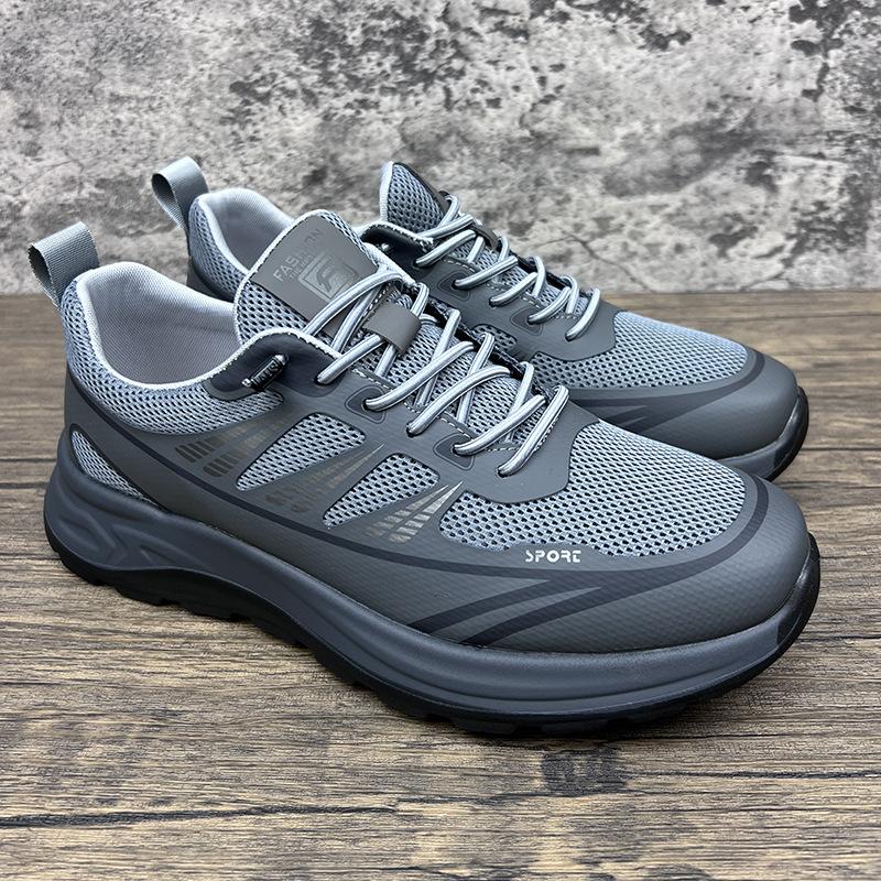 2025 Summer New Breathable Mesh Shoes Men's Soft-soled Outdoor Casual Shoes Non-slip Sports Running Shoes