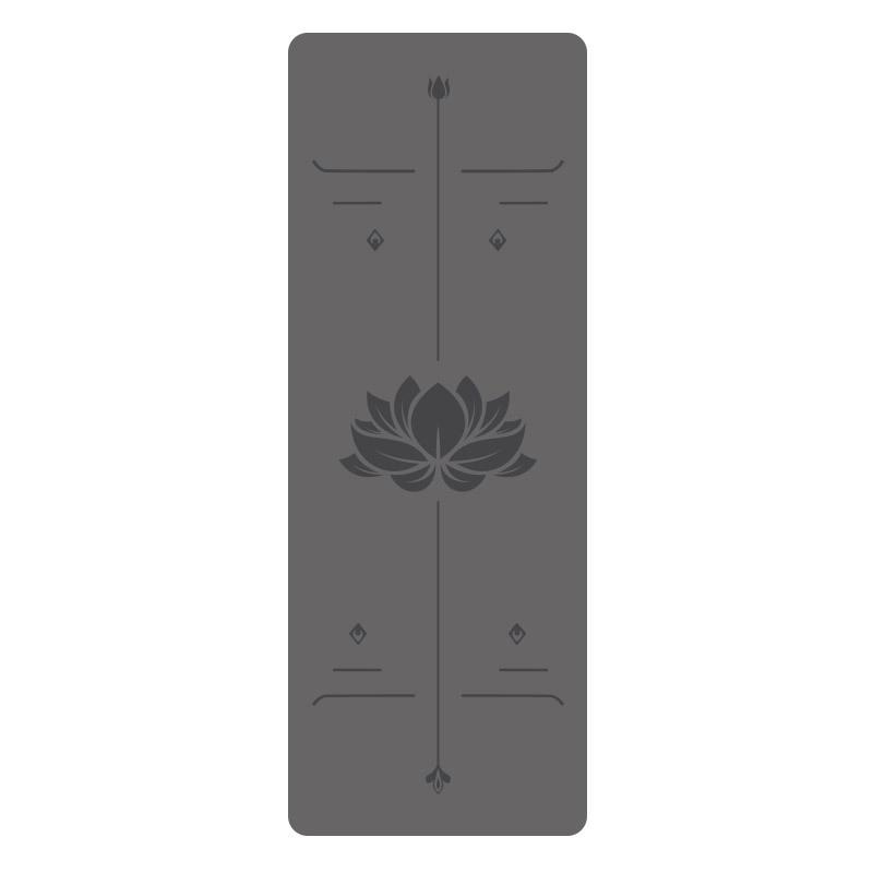 5Mm Natural Rubber PU Yoga Mat Thickened Non-slip Professional Position Line Yoga Mat