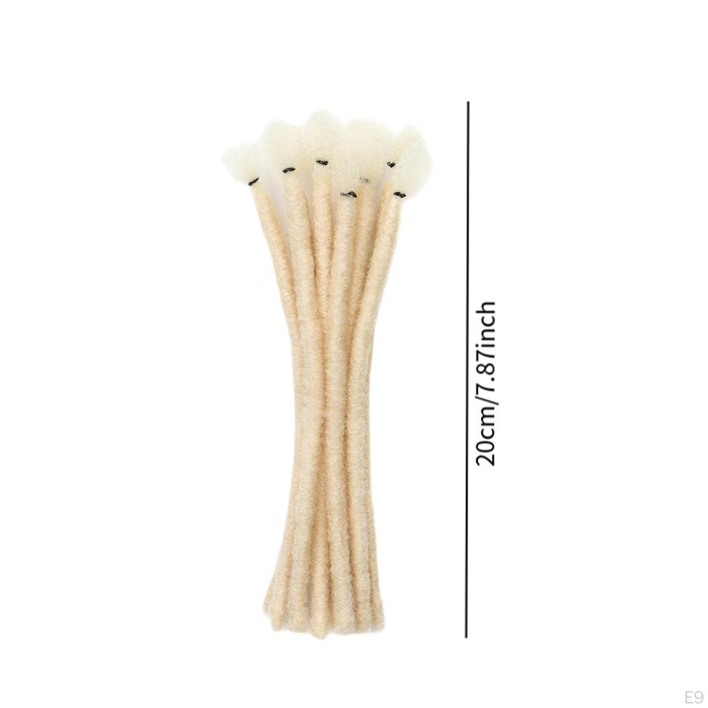 10 Pack Hair Extensions Dreadlock for DIY Styling And Events