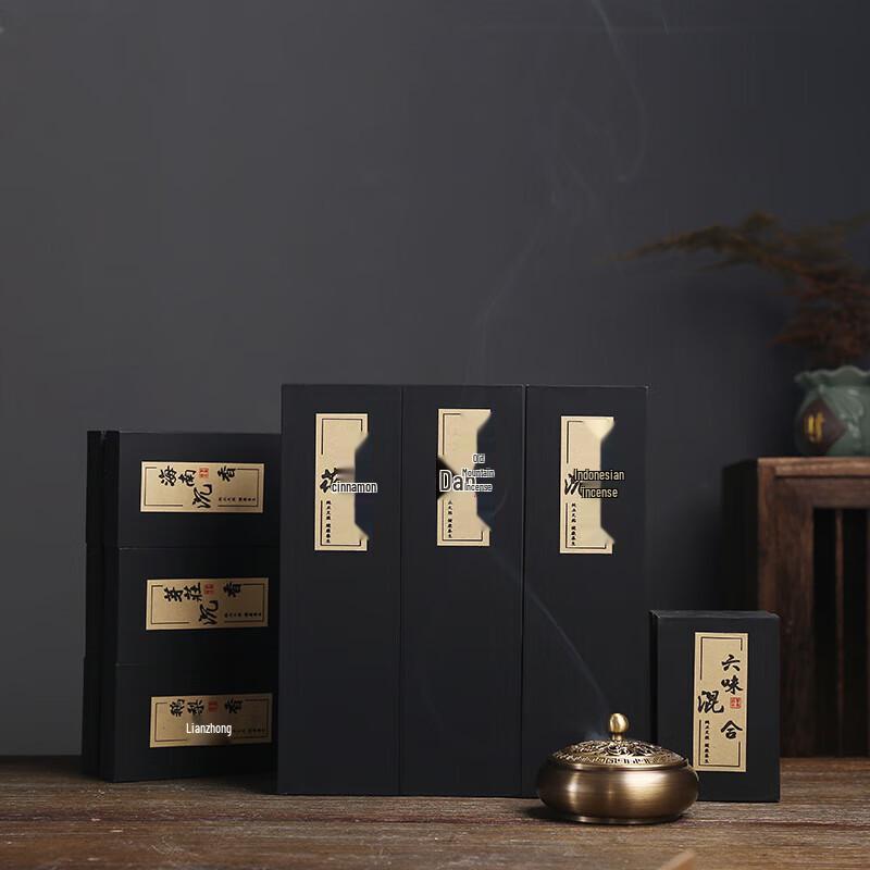 Gureide Natural Sandalwood & Osmanthus Coil Incense Gift Set