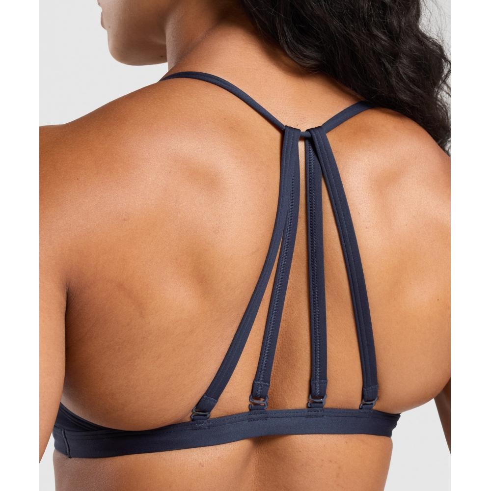 Gymshark Minimal Sports Bra Heavy Blue B3a2j Uctn