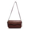 retro women's bags, new textured shoulder bags, solid color fashion shoulder bags, premium versatile underarm bags
