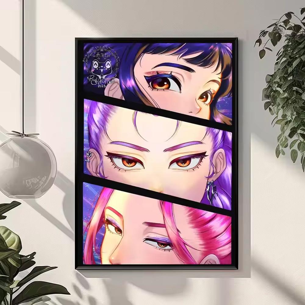 Malowanie po numerach diamentami 5D Nowe Kpop Film Anime Malowanie diamentami 5d DIY Rumi Mira Zoey Kreskówkowa Dziewczynka Wzór haftu krzyżykowego Mozaika Boże Narodzenie Wystrój domu