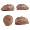 Men's Peaky Blinders Hat Ladies Retro PU Leather Flat Cap Beret Newsboy Cap