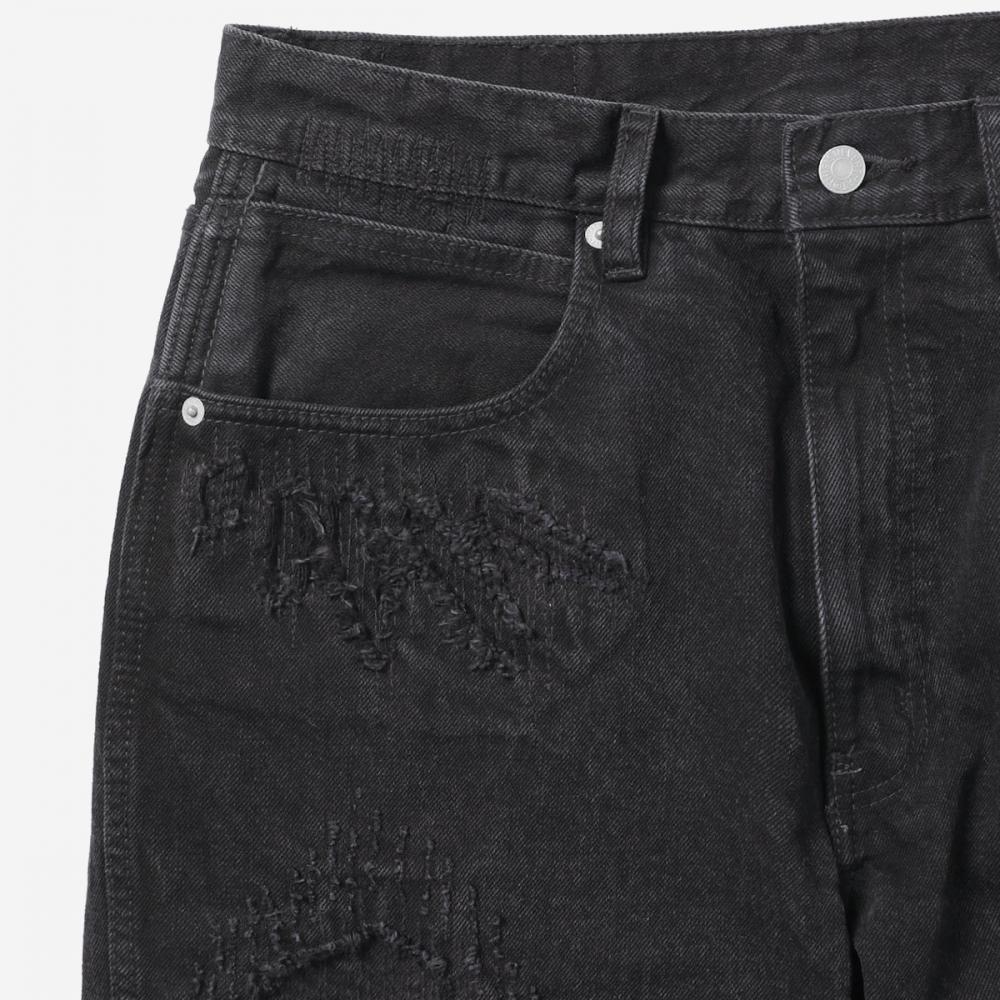 Thisisneverthat [tnt Xfelix The Cat] Damaged Jeans Fx233dpa5p01