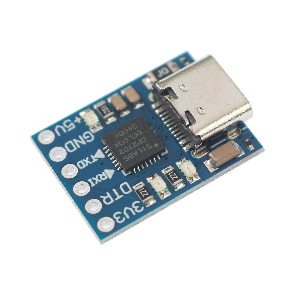 1PCS CP2102 Type-C / MICRO USB To UART TTL Module 6Pin Serial Converter UART STC Replace FT232