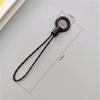 Black Circle Lanyard Lariat Cords Phone Charms Cellphone Strap Mobile Phone Lanyard  Phone Case