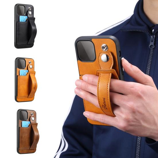 

Противоударный кожаный чехол из искусственной кожи с гнездом для карты, защитный ремешок для телефона, защита от износа, телефон iPhone13mini/13/13 для Pro/13 Pro