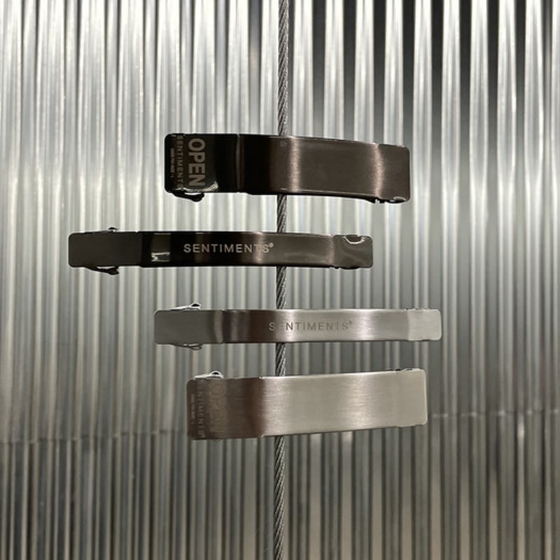 SENTIMENTS NO.372 [BLACK] HAIR OPEN PIN 2SET