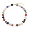 [KOAI] 15 mm Sommerfarben Mehrfarbige Power-Stein-Blumenkette für Damen