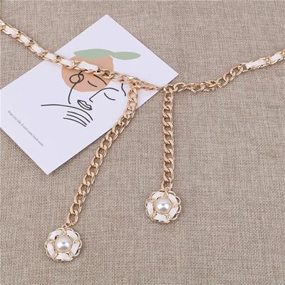 Chain Belts For Women Punk Style Metal Dress Gold Decoration Waist Chain