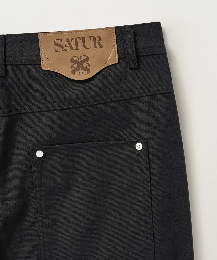 Seteo Cotton Carpenter Work Pants Black