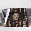 Edward Bella The Twilight Saga Movie Blanket Velvet  Super Soft Throw Blanket For Bedding Couch Bedroom Quilt