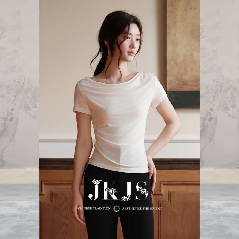 Women s Elegant Slim Fit Cowl Neck T-Shirt S