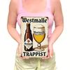 Vintage Westmalle Trappist Beer Metal Sign Iron Wall Art Retro Poster for Bathroom Kitchen Bedroom Garden Garage Hotel