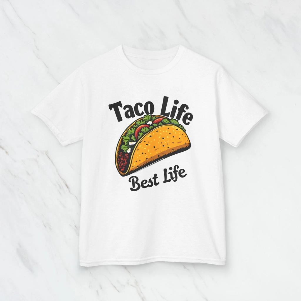 Taco Lover Kids Tee - Fun Foodie Shirt for Little Taco Lovers, Cute & Comfy