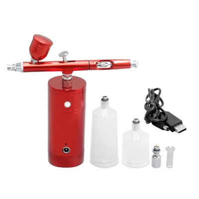 Επαναφορτιζόμενο κιτ USB Airbrush Portable Airbrush Pump Spray Pump Handheld Airbrush Gun for FX Makeup Tattoo Painting Moisturizing