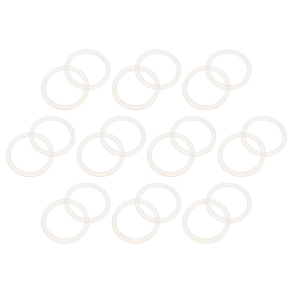 20Pcs Sealing Rings Silicone Gaskets for Jar Lids Mason Jars Leakproof Airtight Replacement Rings for Jars Canning Wide Mouth